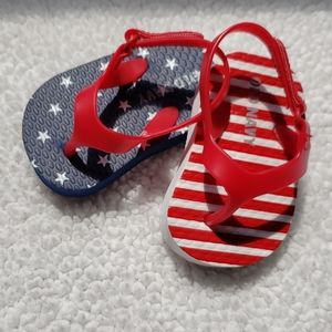 (0-3m) USA baby flip flops